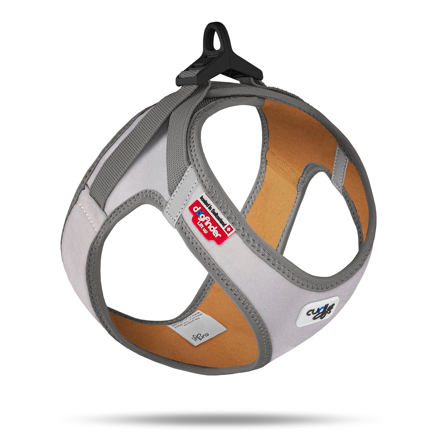 Curli Glow curli Clasp Vest Harness Reflective Gray