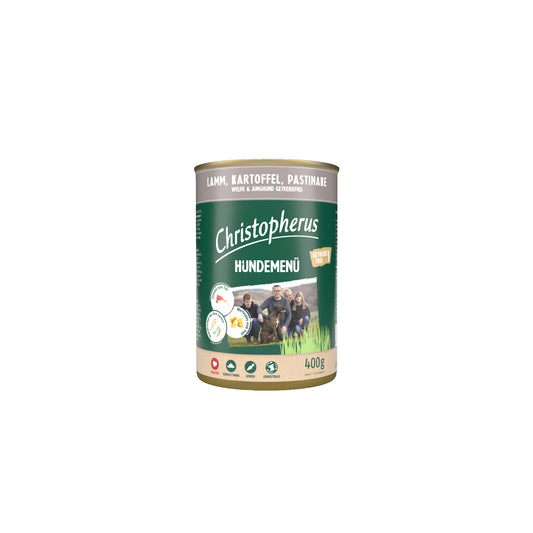 Christopherus Christopherus Hundemenü - Junior - mit Lamm, Kartoffel, Pastinake