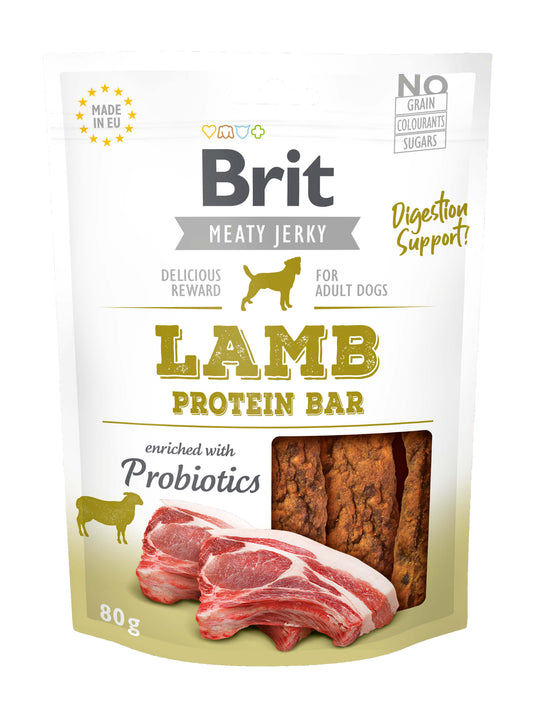 Brit Meaty Jerky - Lamb Protein Bar - Lamm Protein-Riegel - Sam & Emma