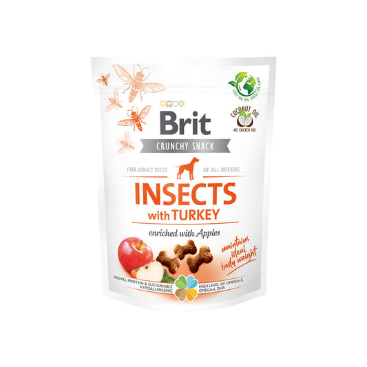 Brit Care Dog - Crunchy Cracker - Insects with Turkey and Apples - Sam & Emma