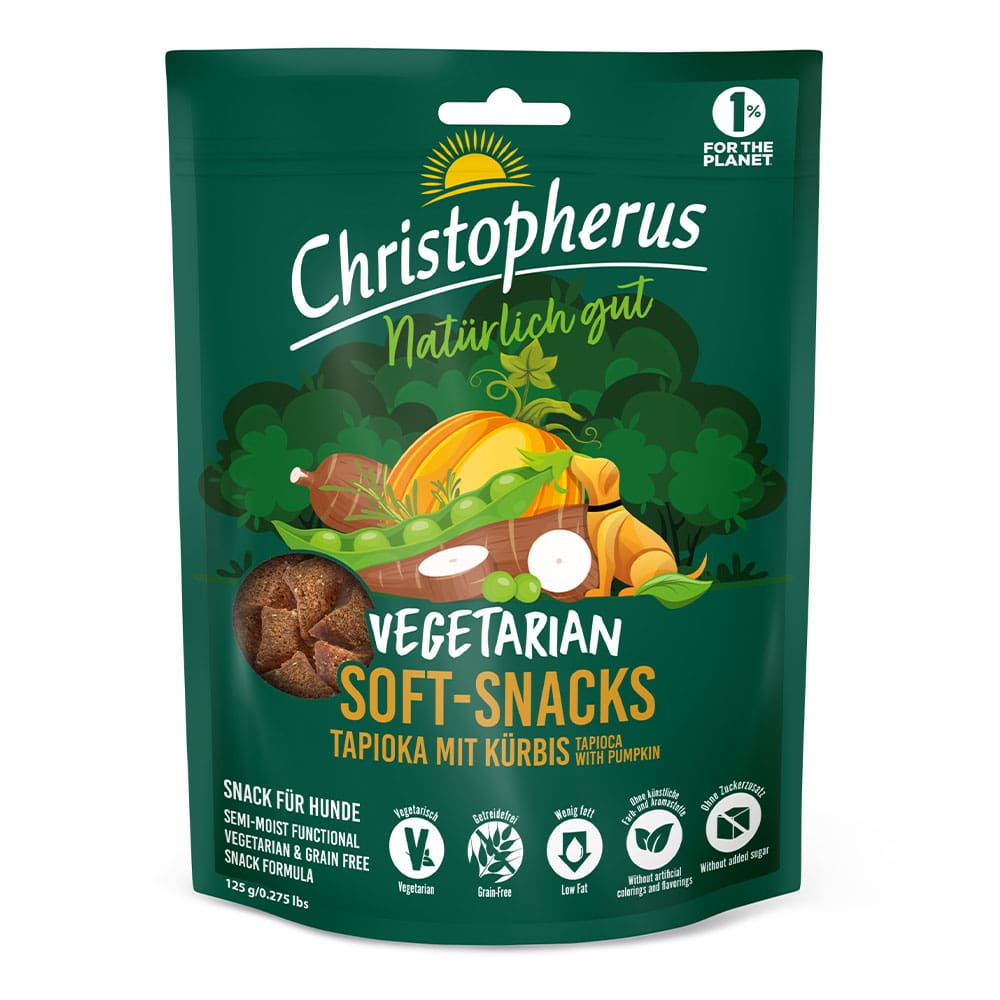 Christopherus Christopherus Vegetarian - Soft Snack - Tapioka mit Kürbis