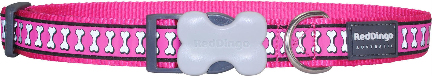 Red Dingo Red Dingo Reflective Bones Hundehalsband reflektierend