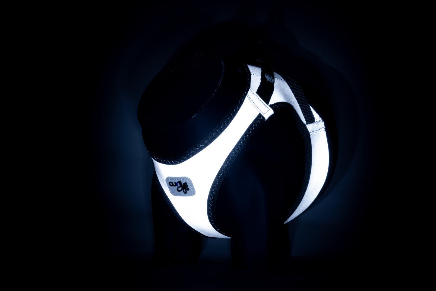 Curli Glow curli Clasp Vest Harness Reflective Gray