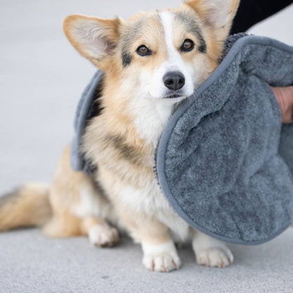 Woofstuff Hunde-Handtuch Ultra Dry Comfort, Graphit
