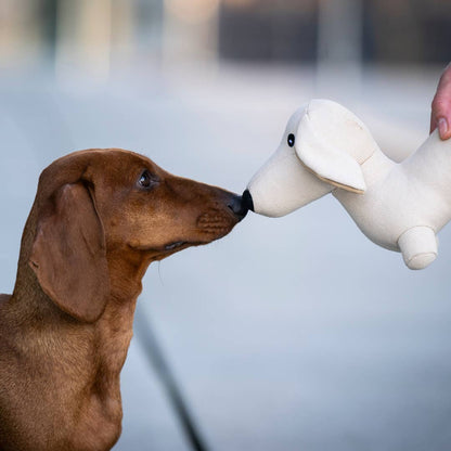 Woofstuff Hundespielzeug Dackel Pepe, Beige