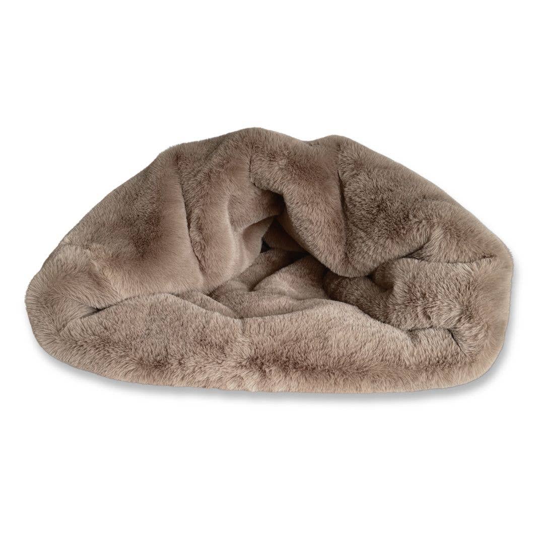 Woofstuff Kuschelschlafsack Fluffy, Taupe
