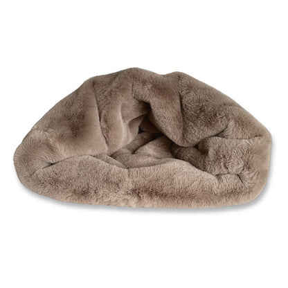 Woofstuff Kuschelschlafsack Fluffy, Taupe