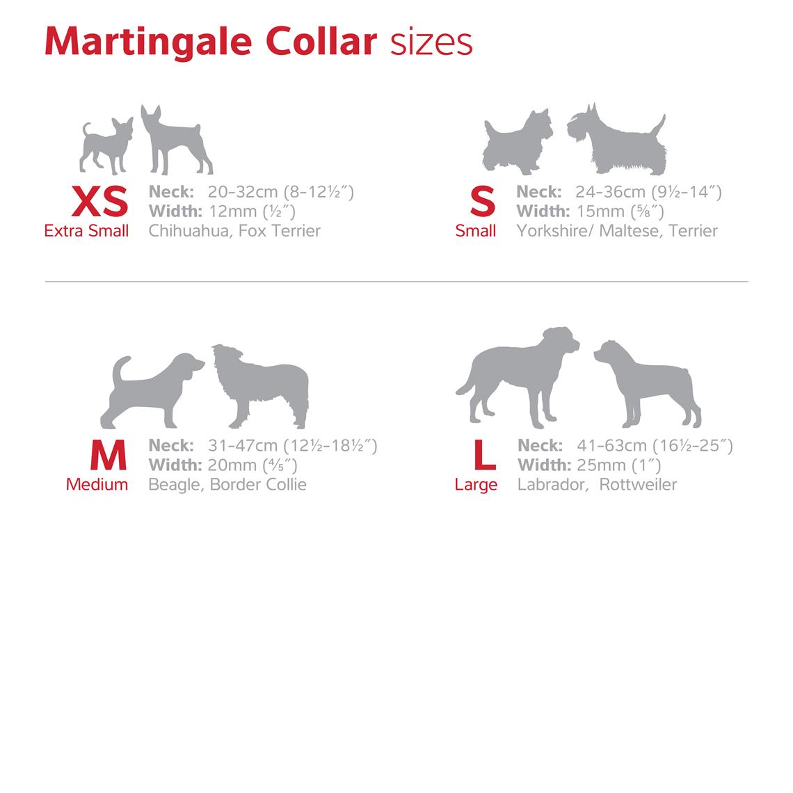 Red Dingo Red Dingo Half Check (Martingale) Hundehalsband Basic